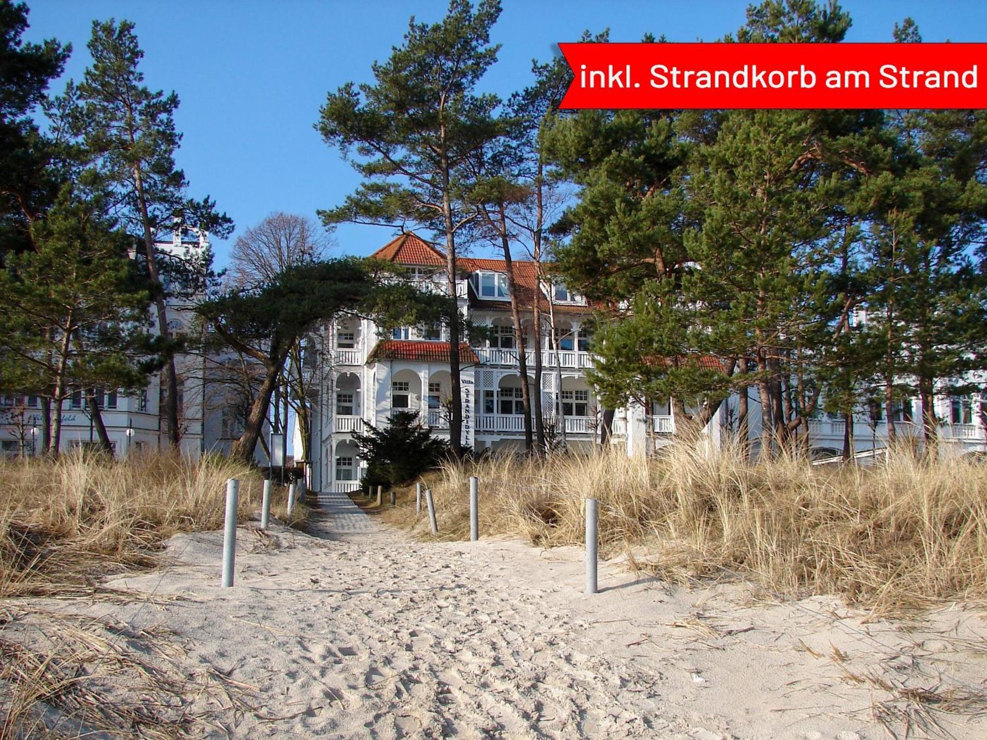 Strandidyll 15, Meerblick, Inkl Strandkorb * Ostseebad Binz